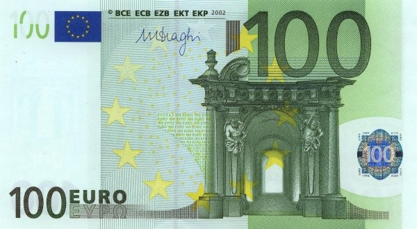 100 euros em reais hoje