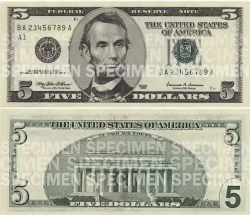 5 dolares em reais hoje