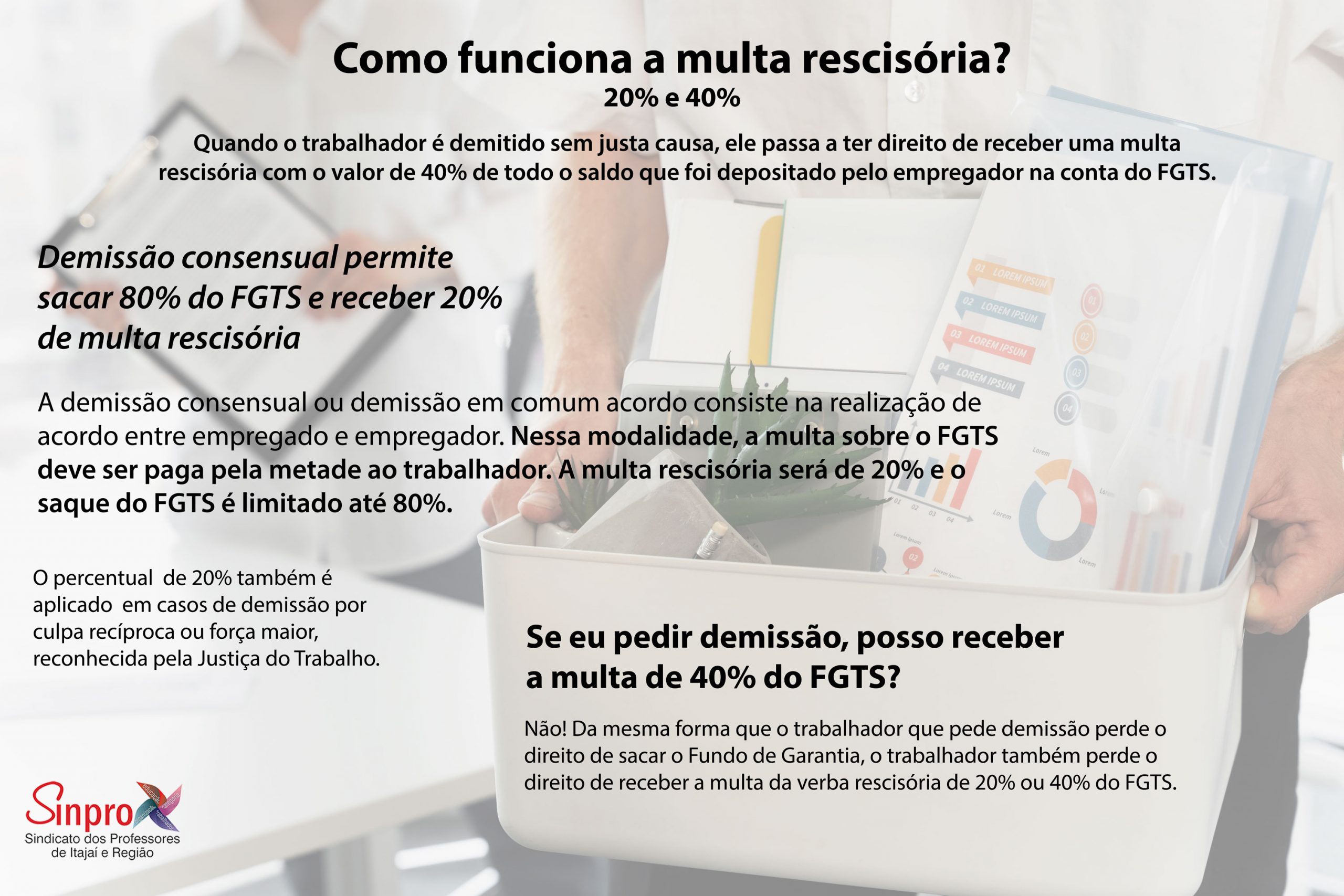 como sacar multa 40% fgts