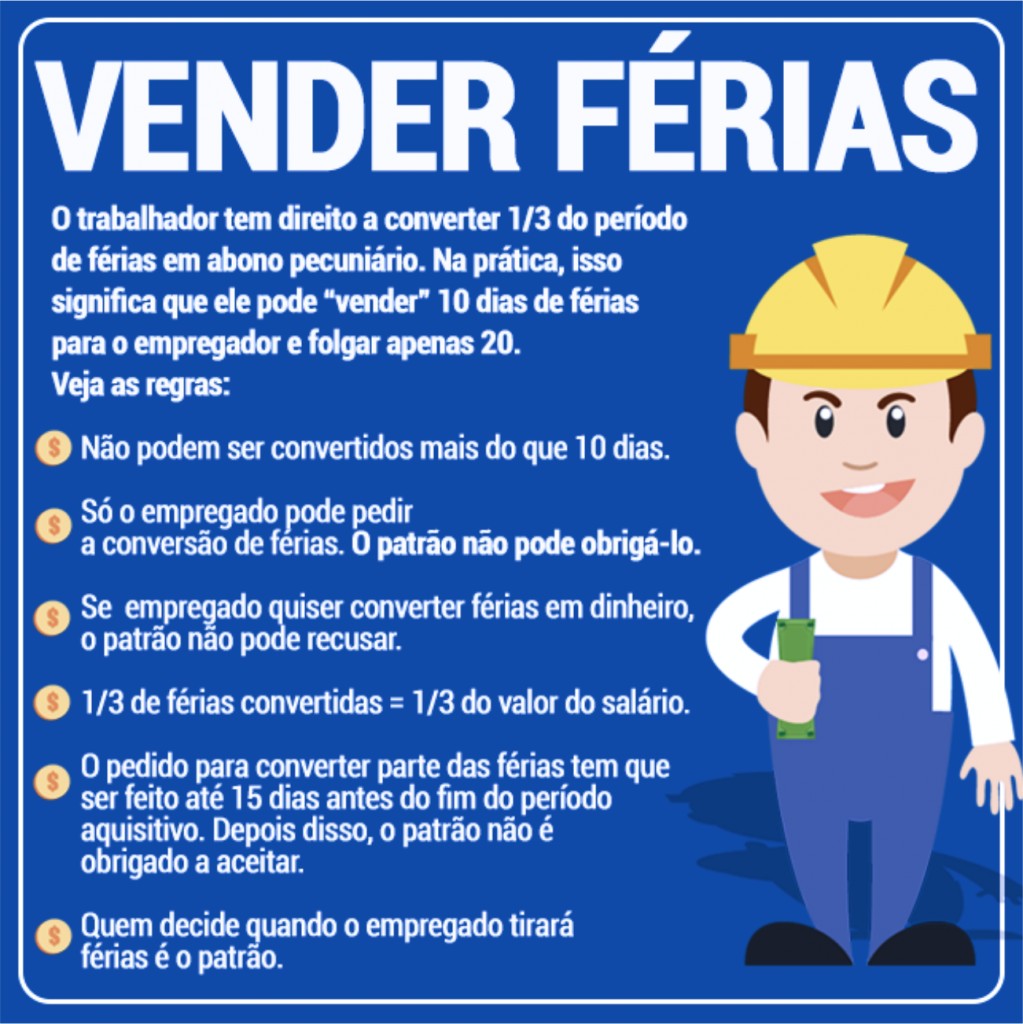 direito de vender férias
