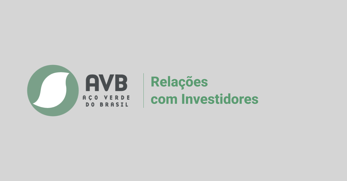 AÇO VERDE DO BRASIL S.A. ACO VERDE ACOV