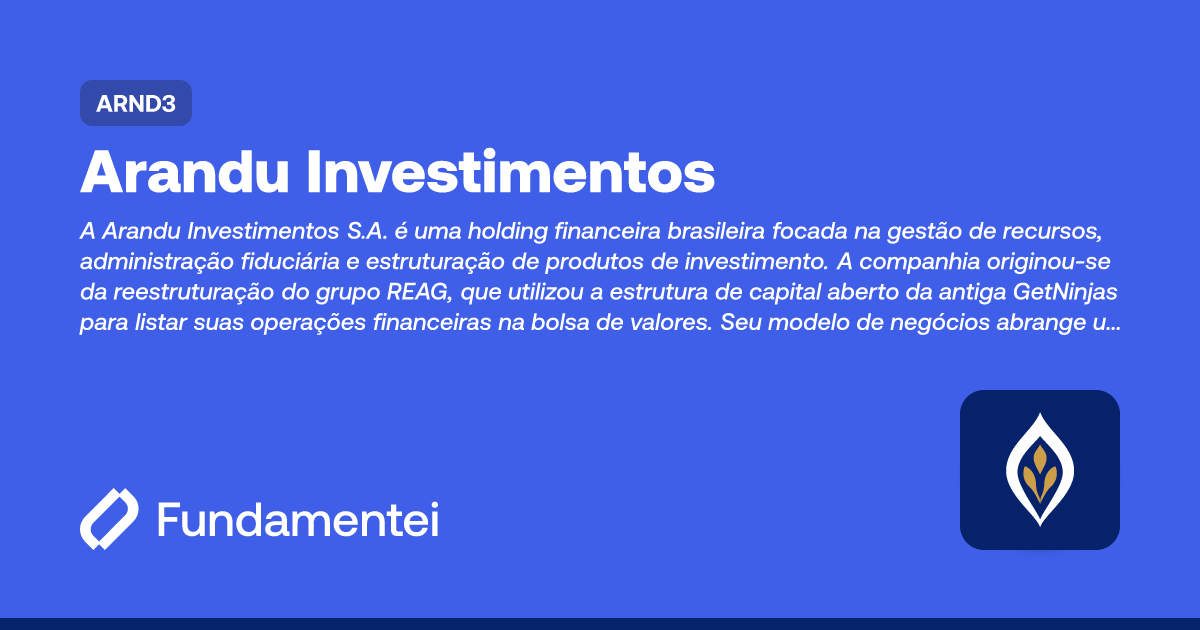 evitar erros ao investir ARND3 após reestruturação
