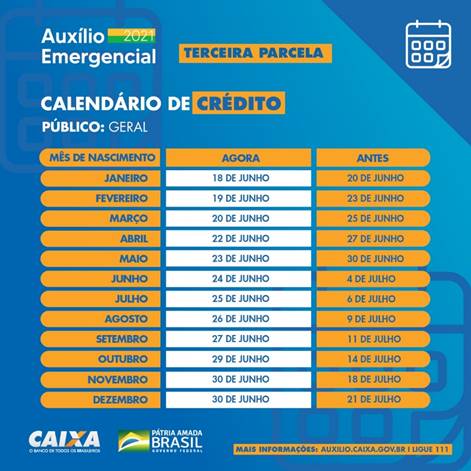 calendário bolsa família 2026