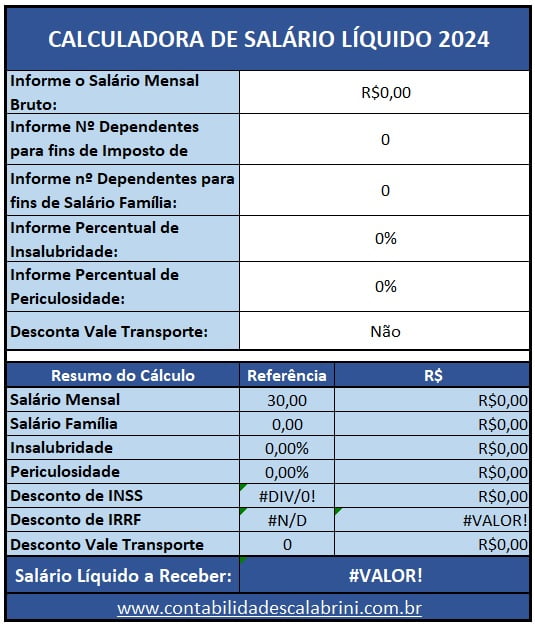 descontos inss e irrf 2026