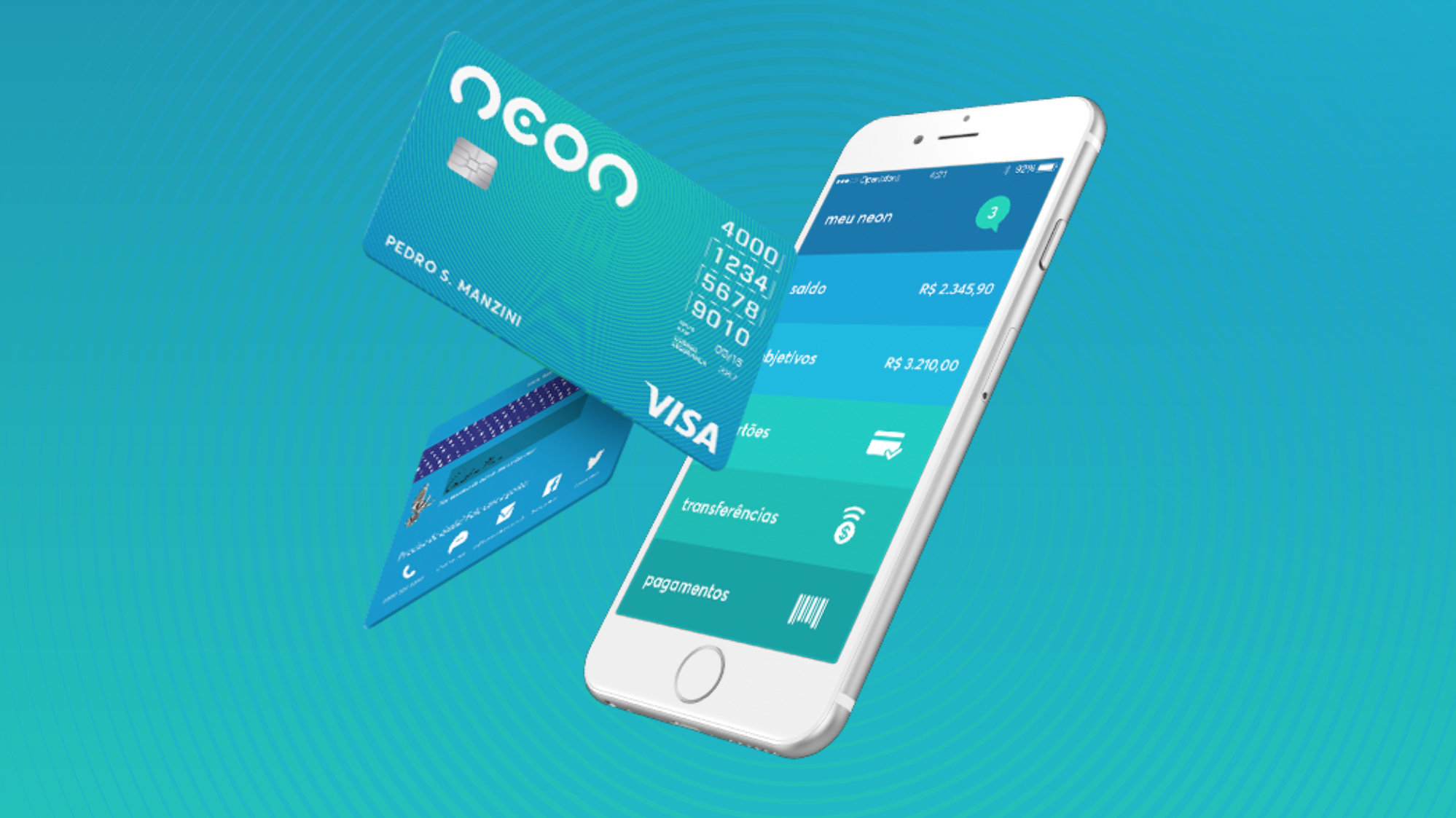 erros ao abrir conta pj neon