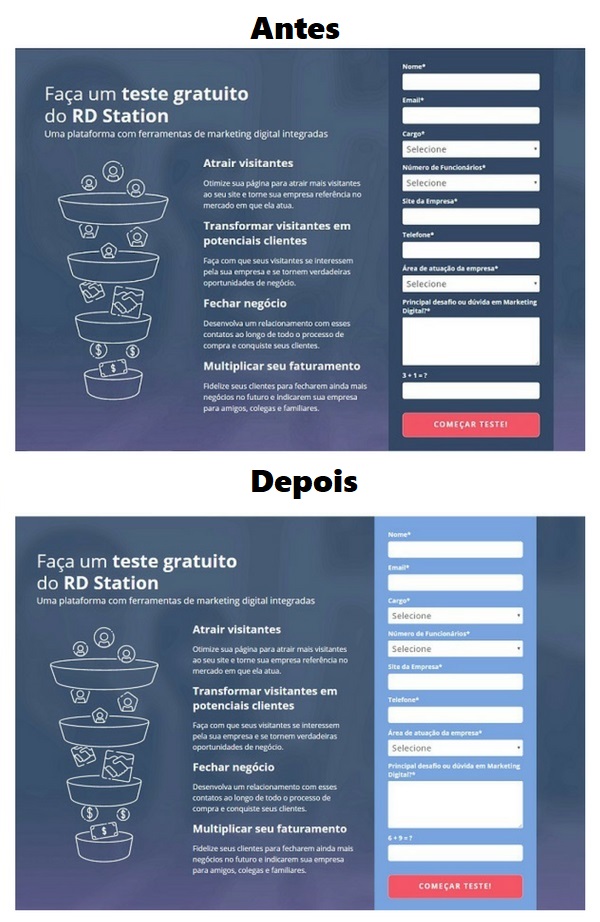 erros comuns em landing pages de crédito