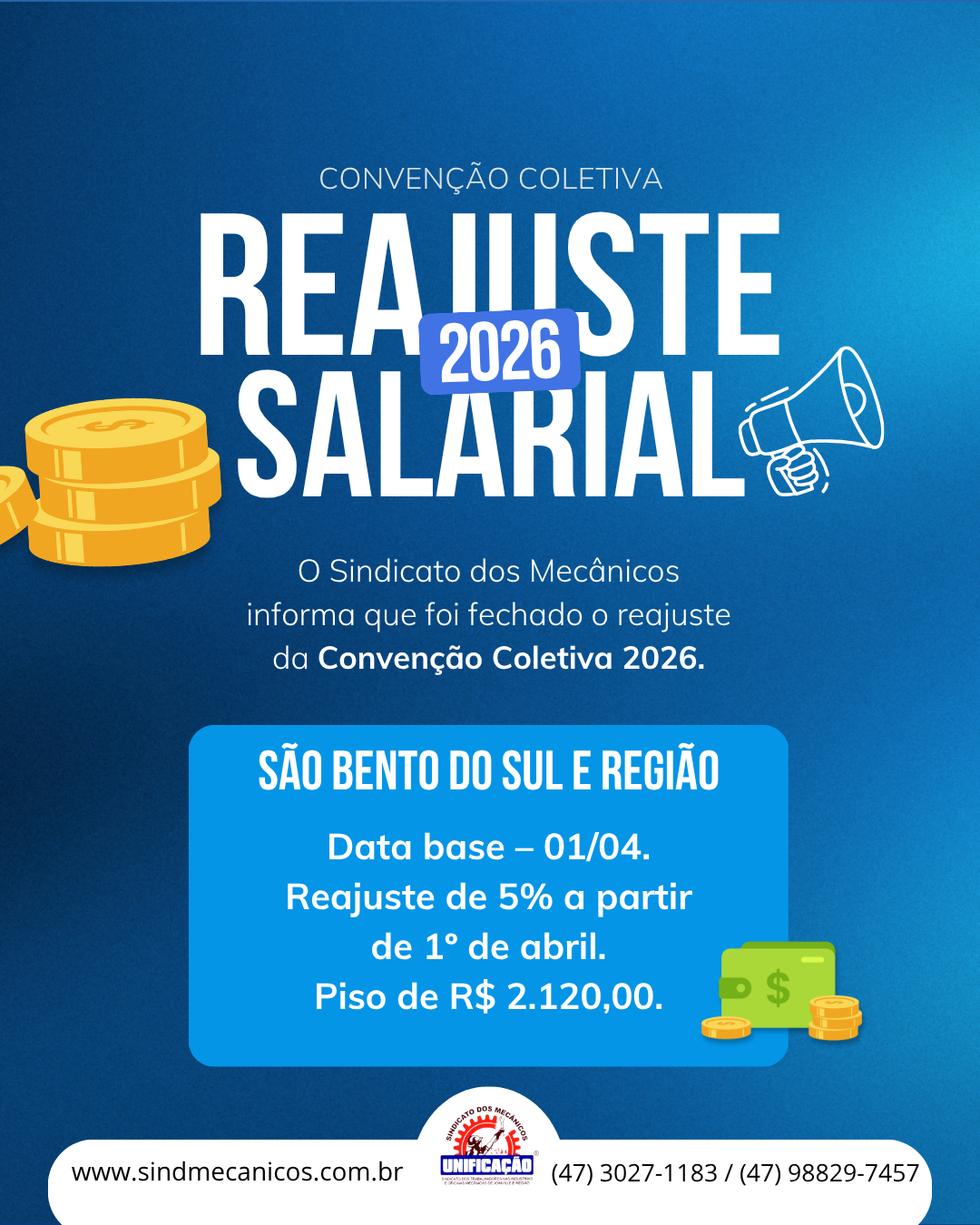 dissídio 2026 INPC