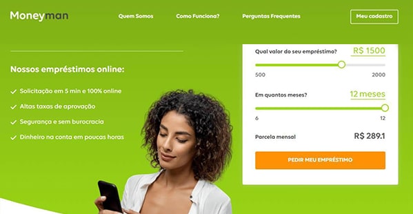 alternativas de empréstimo money man para negativados