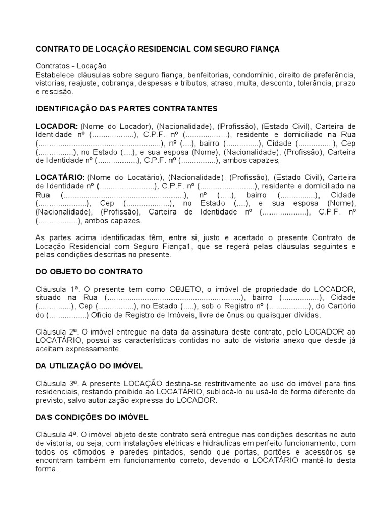 quanto custa seguro fiança locatícia