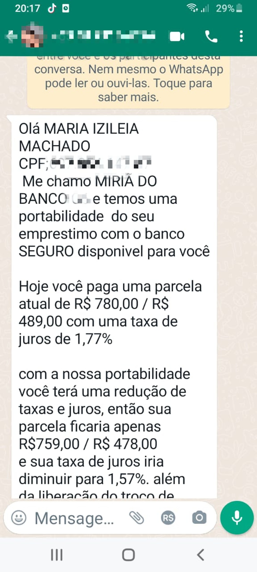 golpe do empréstimo consignado vs empréstimo legítimo