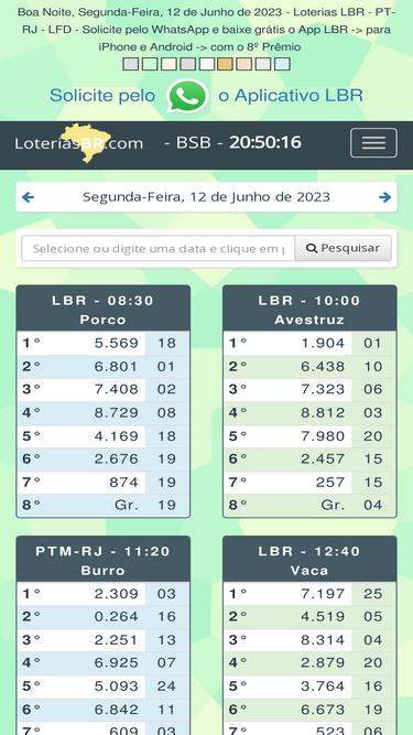 resultado loteria lbr