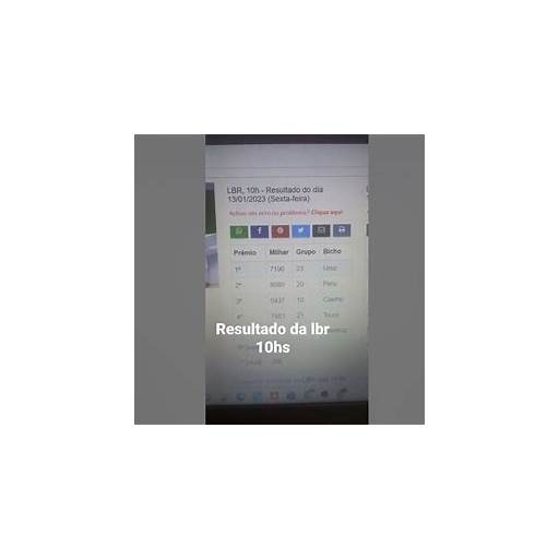 resultado loteria lbr 14h