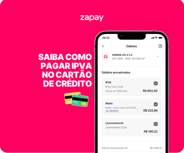 pagar ipva com cartão de crédito