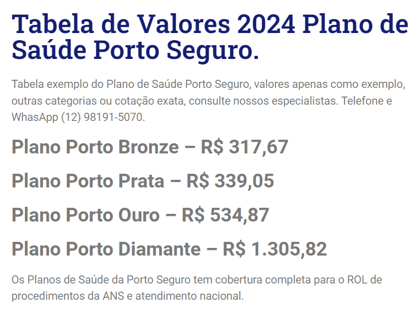 erros comuns ao contratar plano de saúde porto seguro