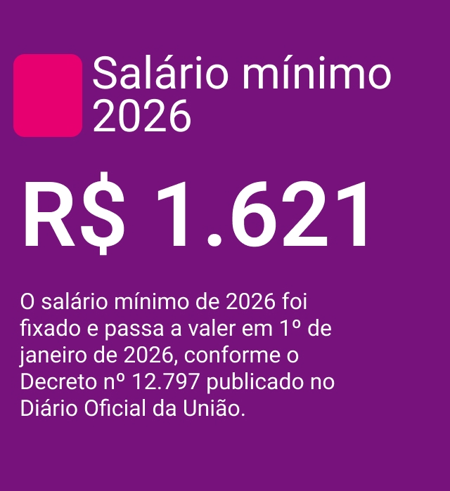 valor do salário mínimo em 2026