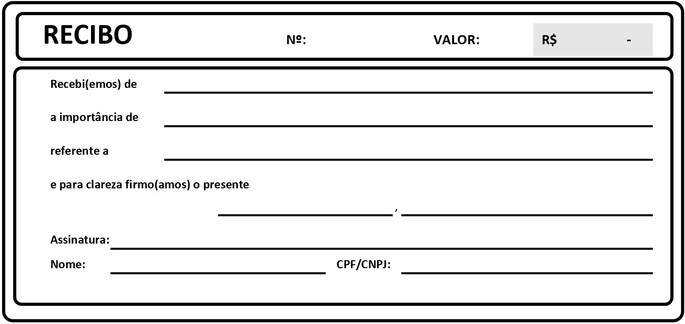 recibo de aluguel