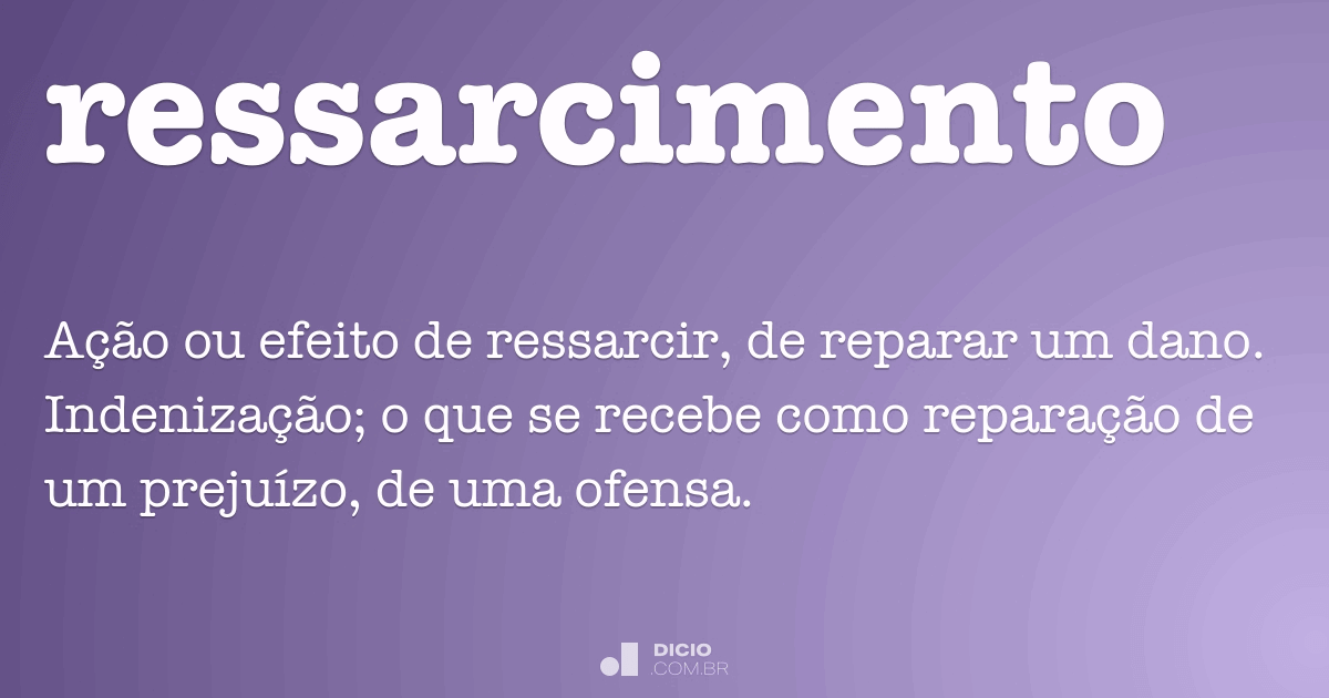 o que é ressarcimento