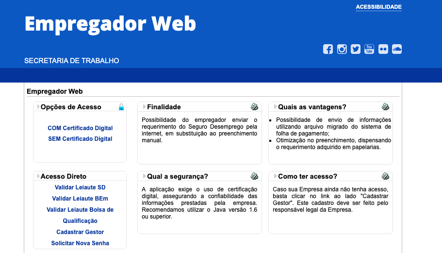 seguro desemprego online