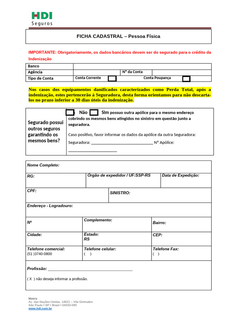 erros comuns ao contratar seguro hdi