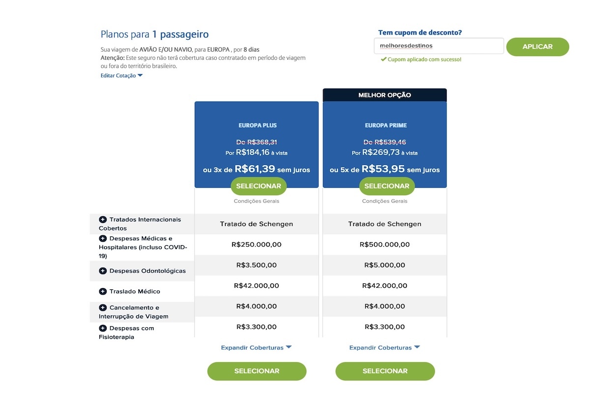 melhores seguros viagem europa para sua aventura
