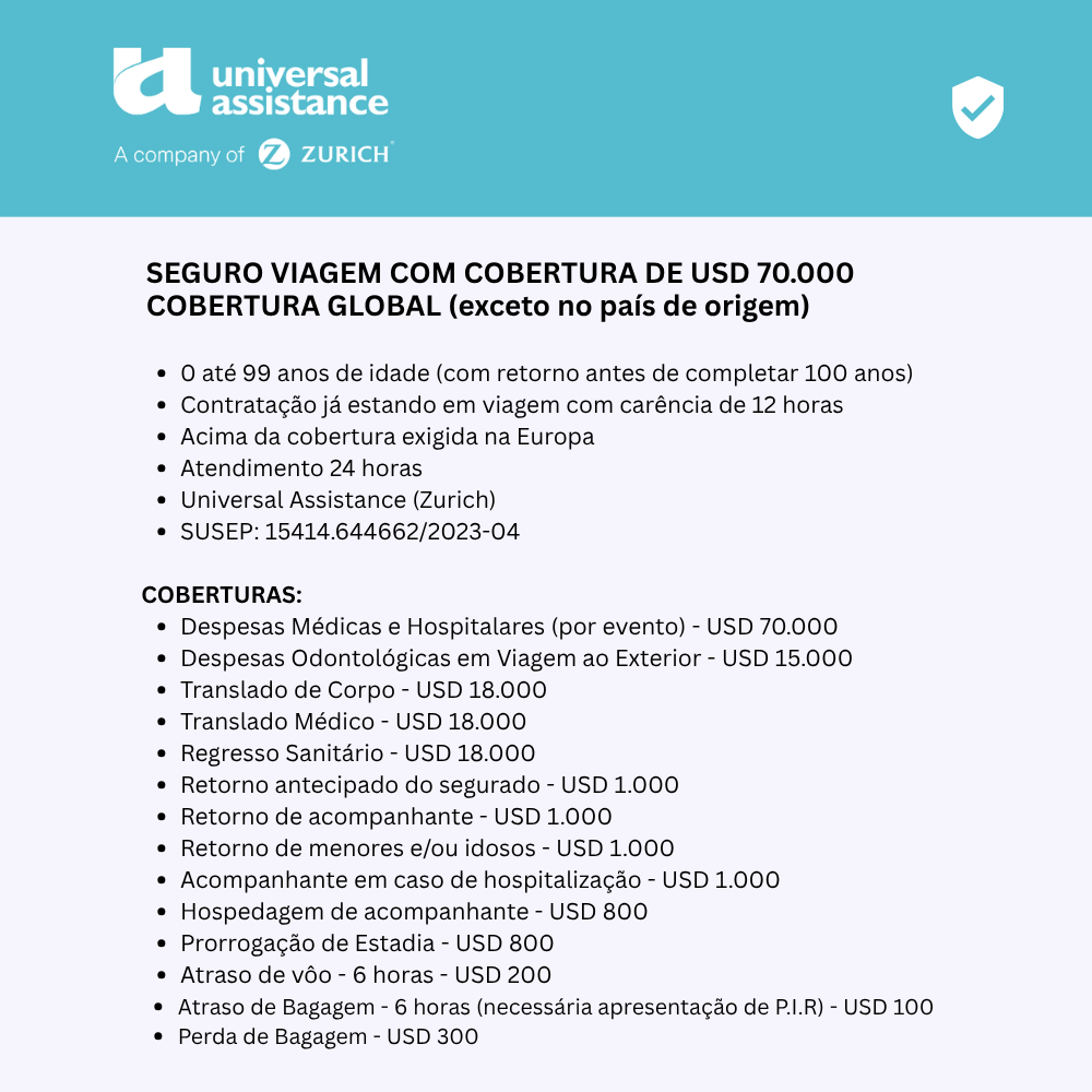 seguro viagem repatriação sanitária