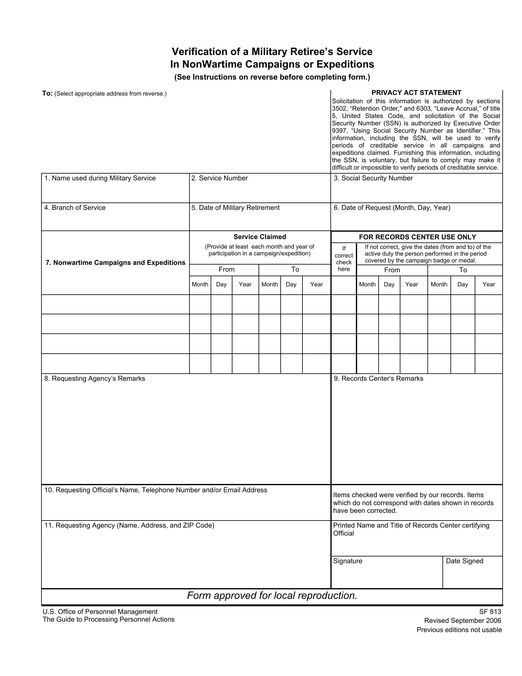 SF 813 PARTICIPACOES SOCIETARIAS S.A. SF 813 SFPS