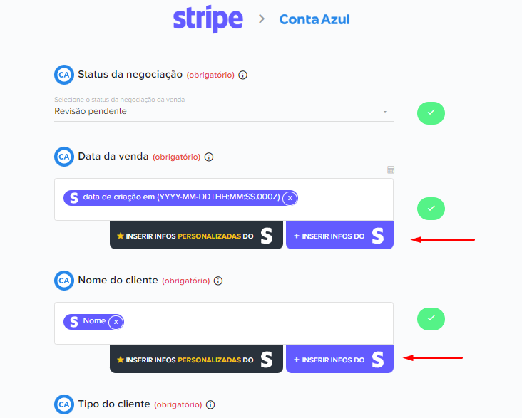 erros comuns ao integrar stripe