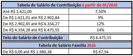 como calcular contribuição INSS autônomo 2026