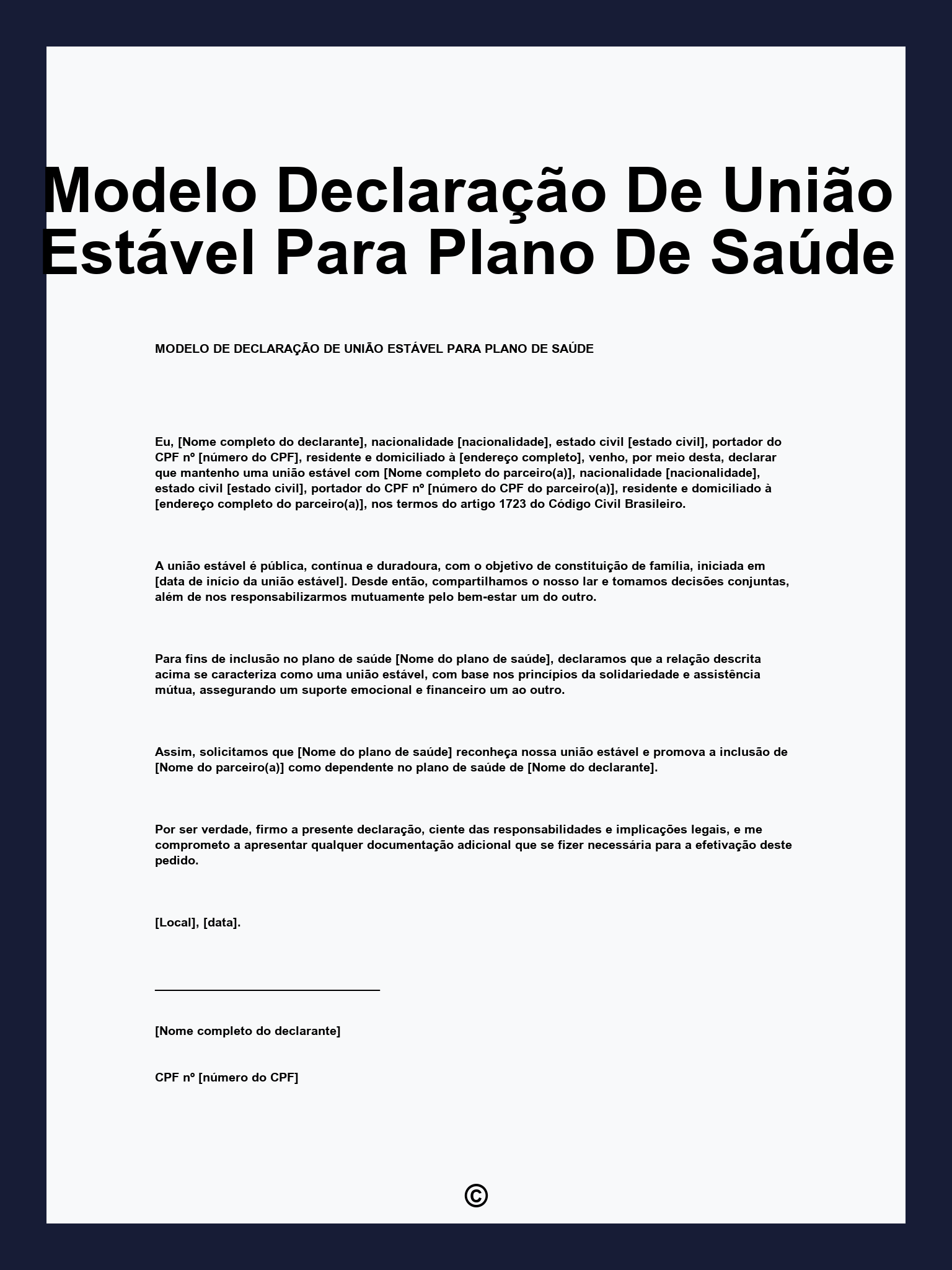 união estável plano de saúde