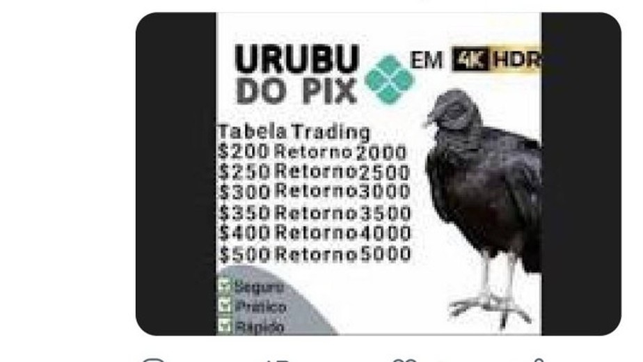 urubu pix como funciona
